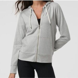 Vuori Halo Performance Hoodie 2.0 Pale grey Heather Size Small